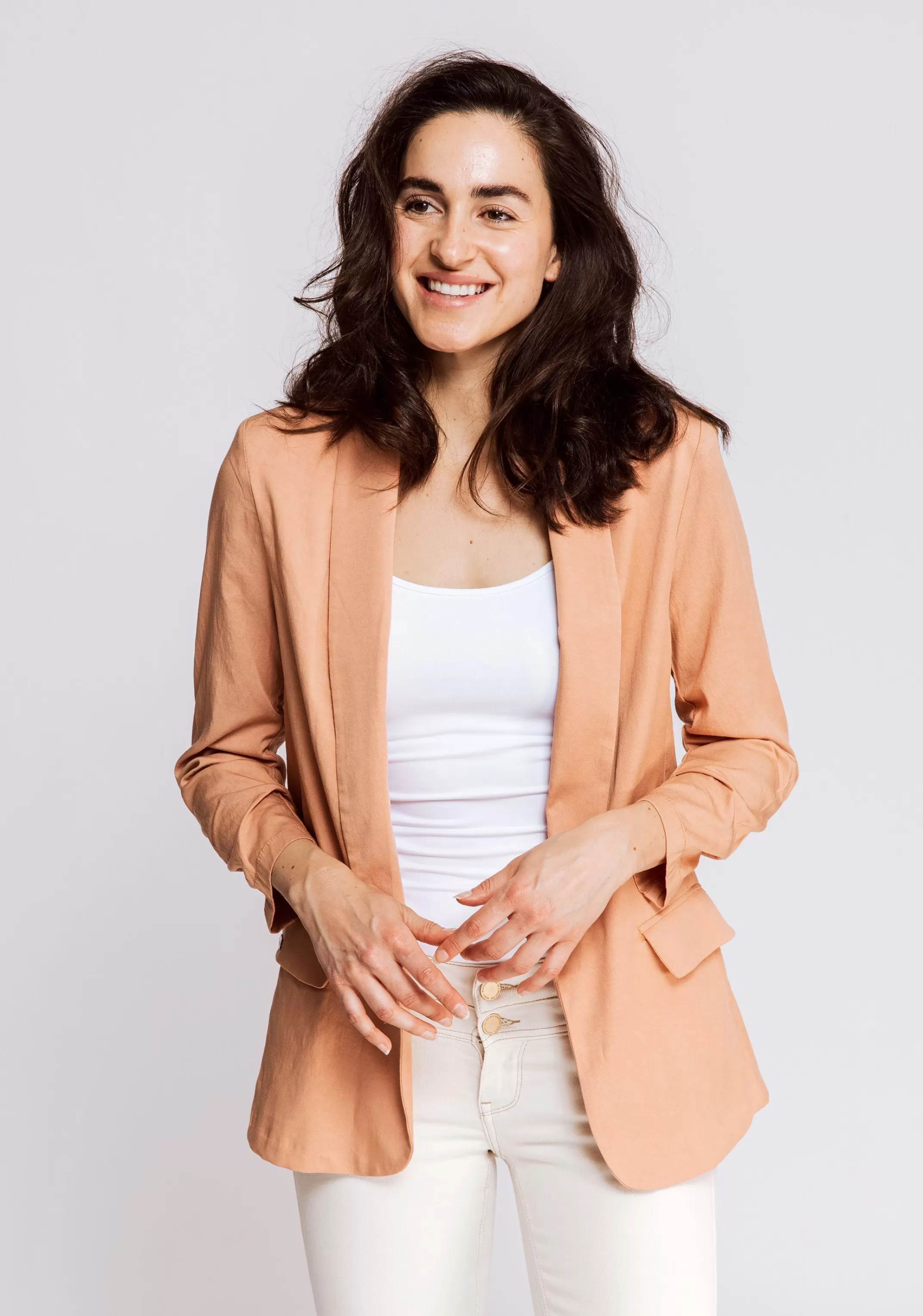 Zhrill Jacken, Mantel Und Westen<Damen Blazer Helen In Peach