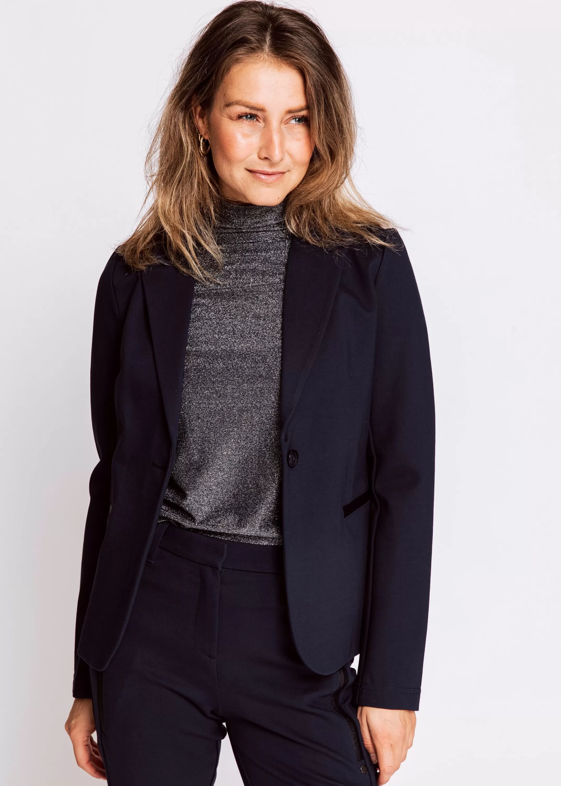 Zhrill Jacken, Mantel Und Westen<Damen Blazer Salma In Navy Blau