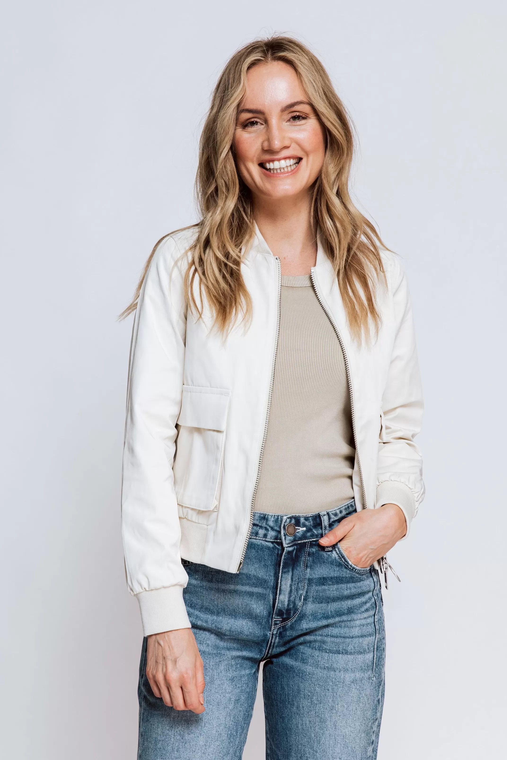 Zhrill Jacken, Mantel Und Westen<Damen Blouson Julie In Altweis
