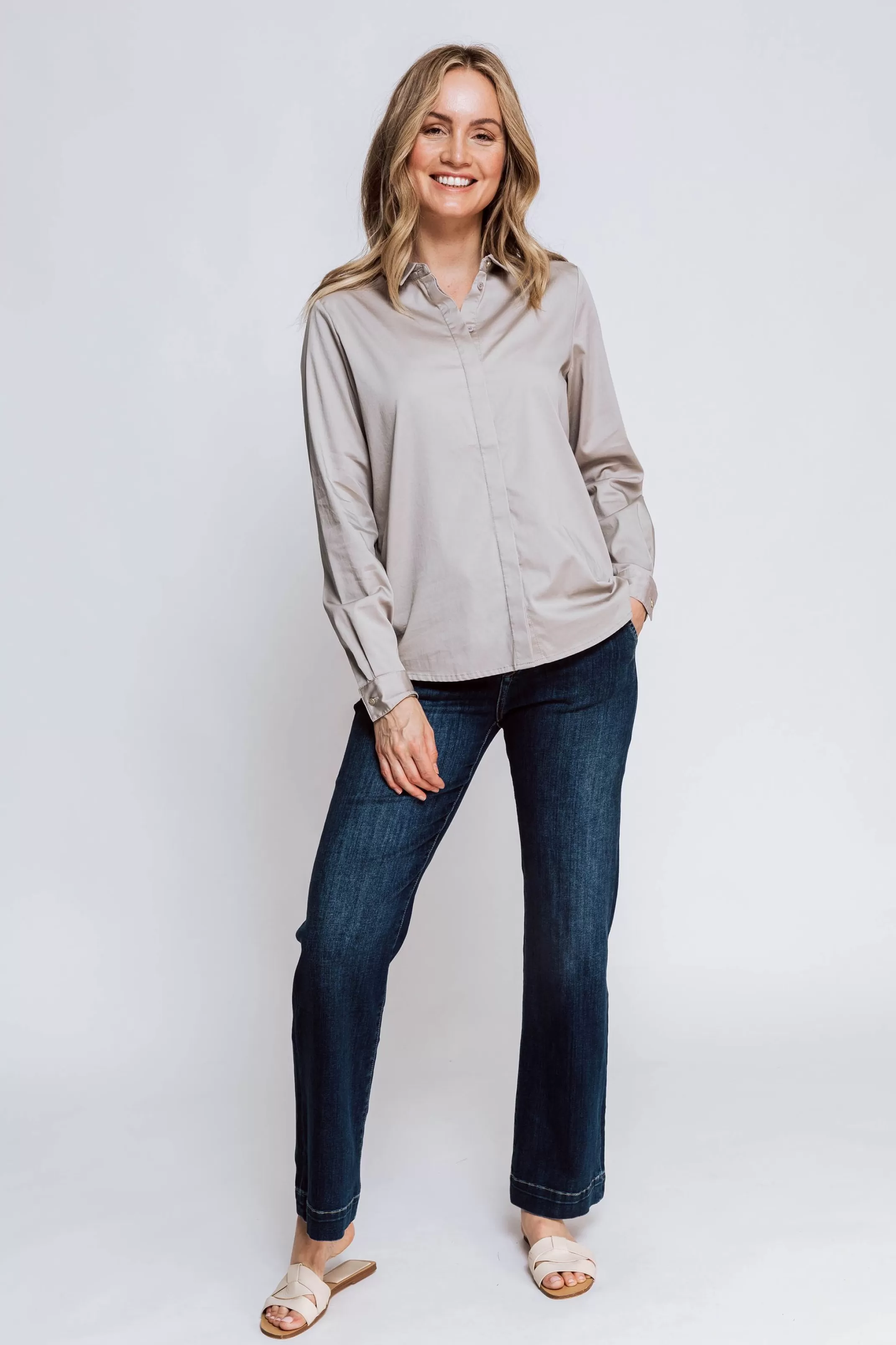Zhrill Tops, T-Shirts Und Blusen<Damen Bluse Resi In Grau