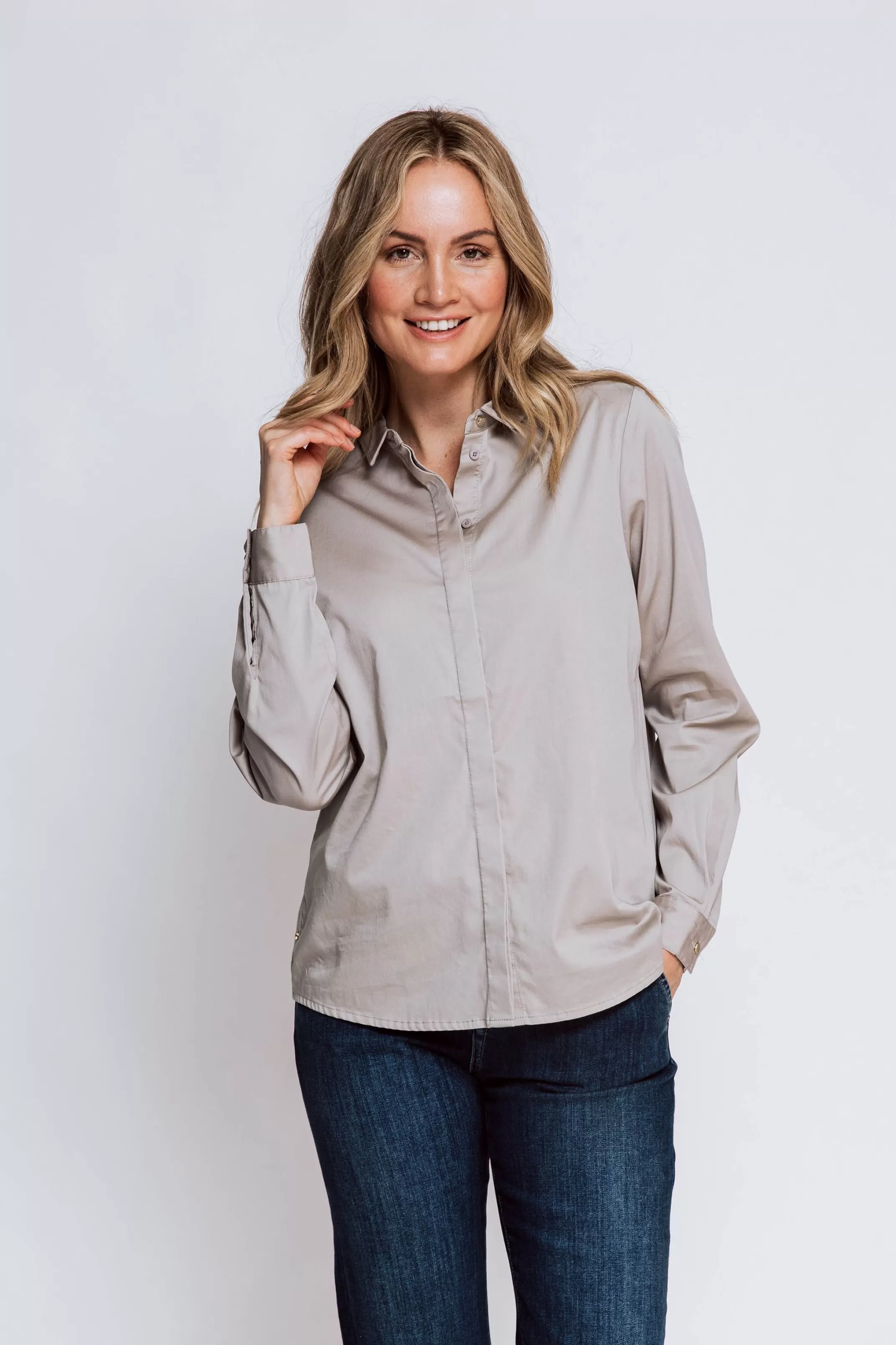 Zhrill Tops, T-Shirts Und Blusen<Damen Bluse Resi In Grau