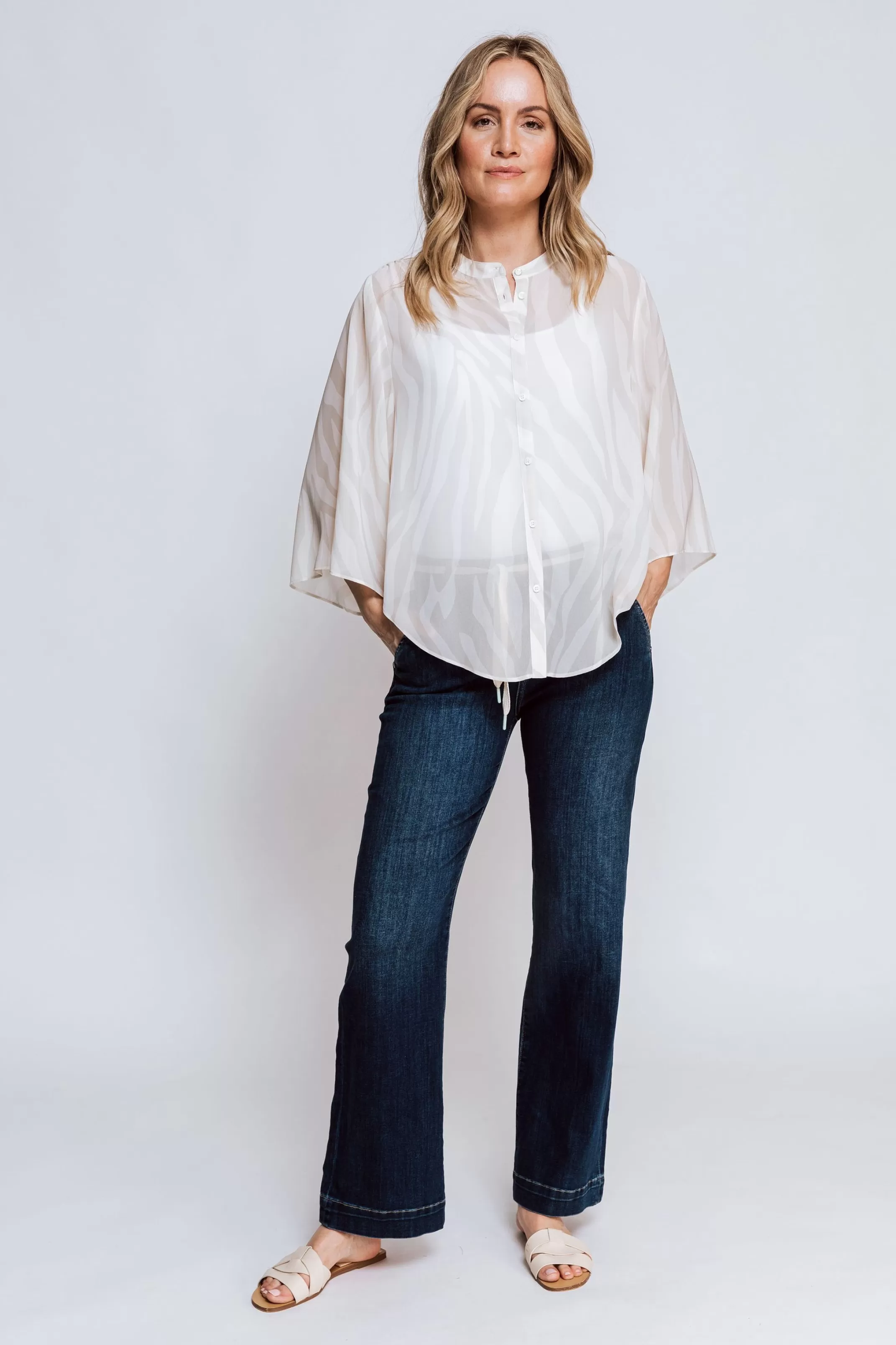 Zhrill Tops, T-Shirts Und Blusen<Damen Bluse Steph In Beige