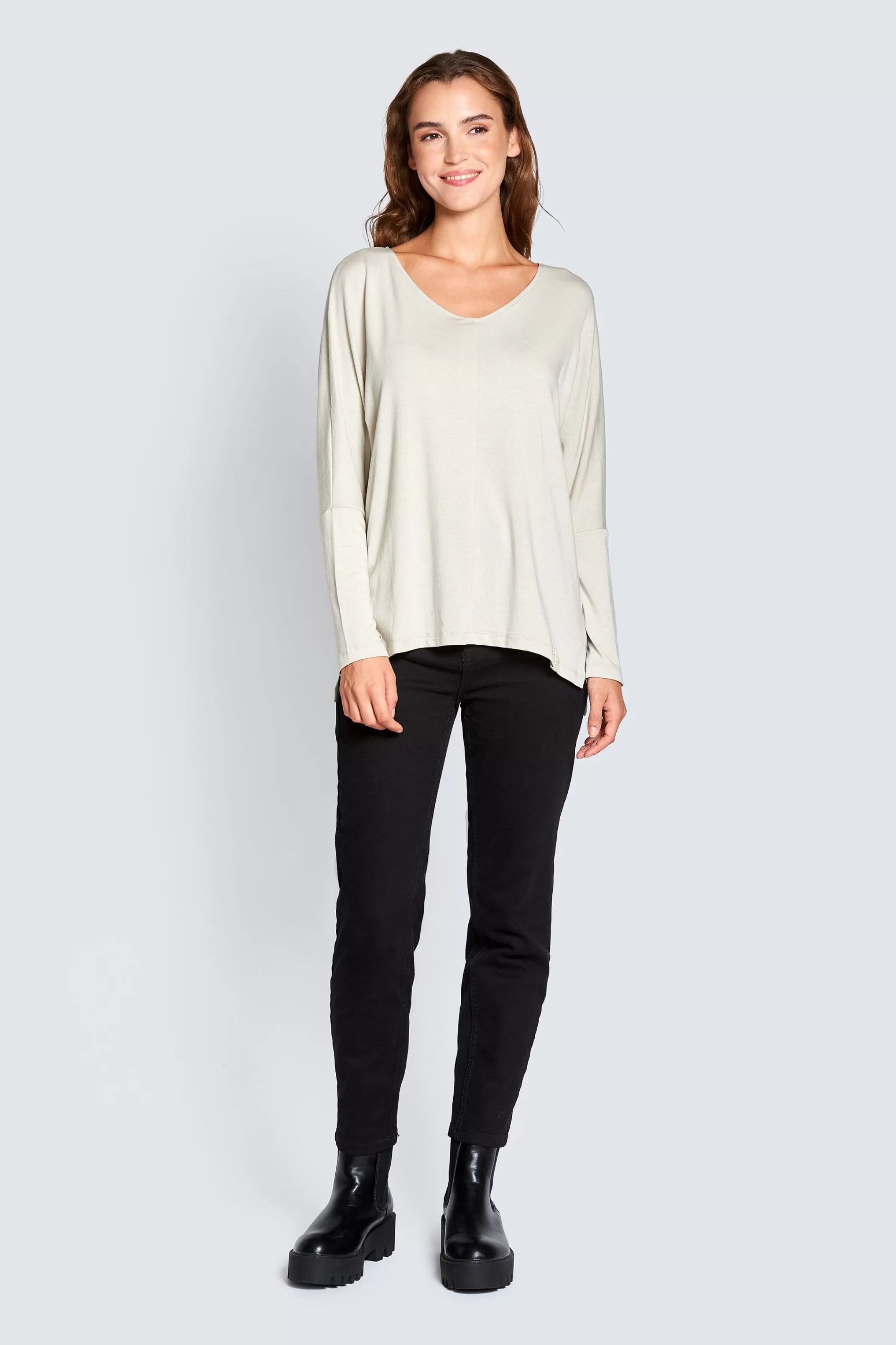 Zhrill Sweats<Damen Longsleeve Marit Ls In Grey