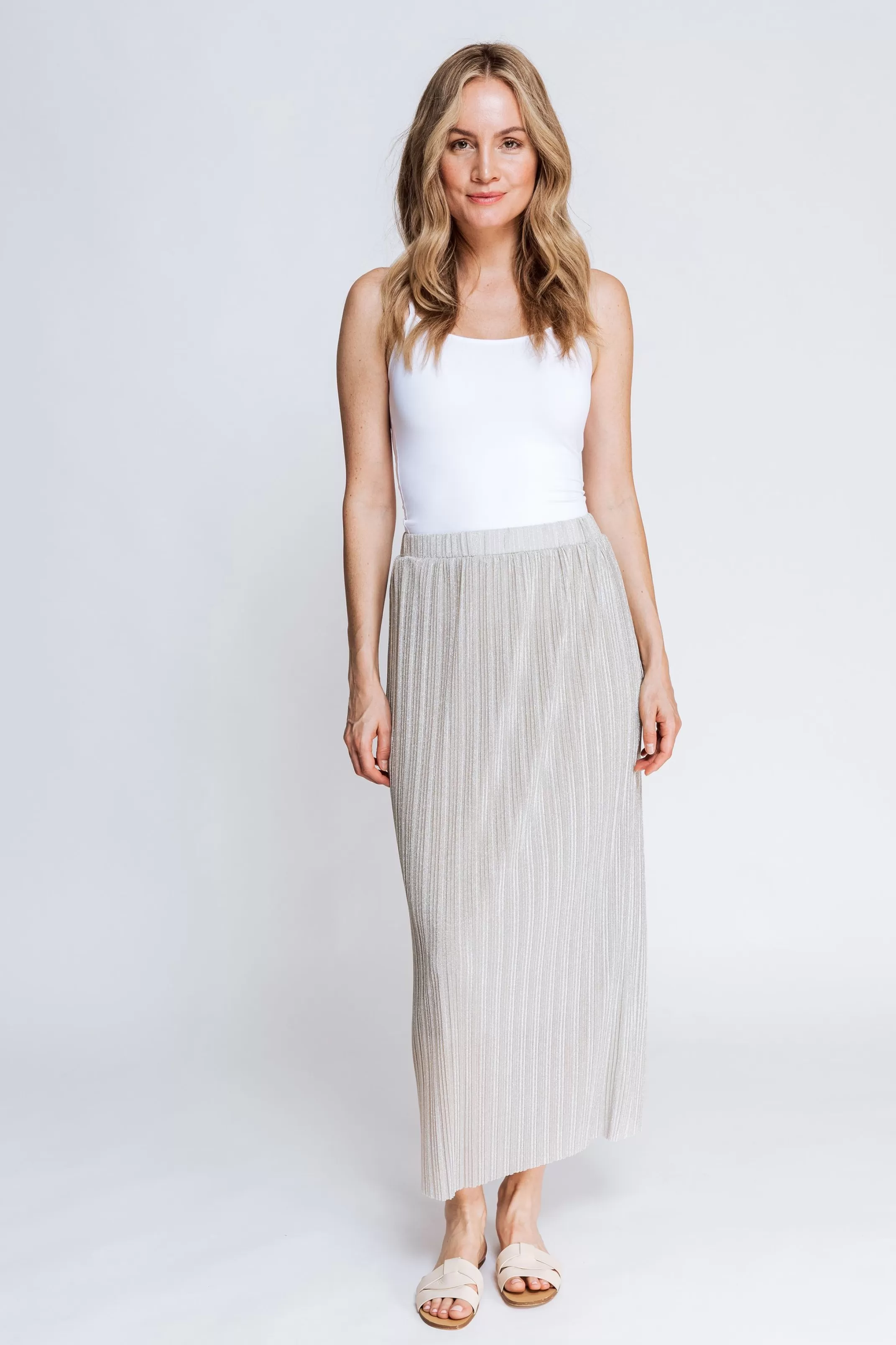 Zhrill Rocke<Damen Plisseerock Iselle In Beige