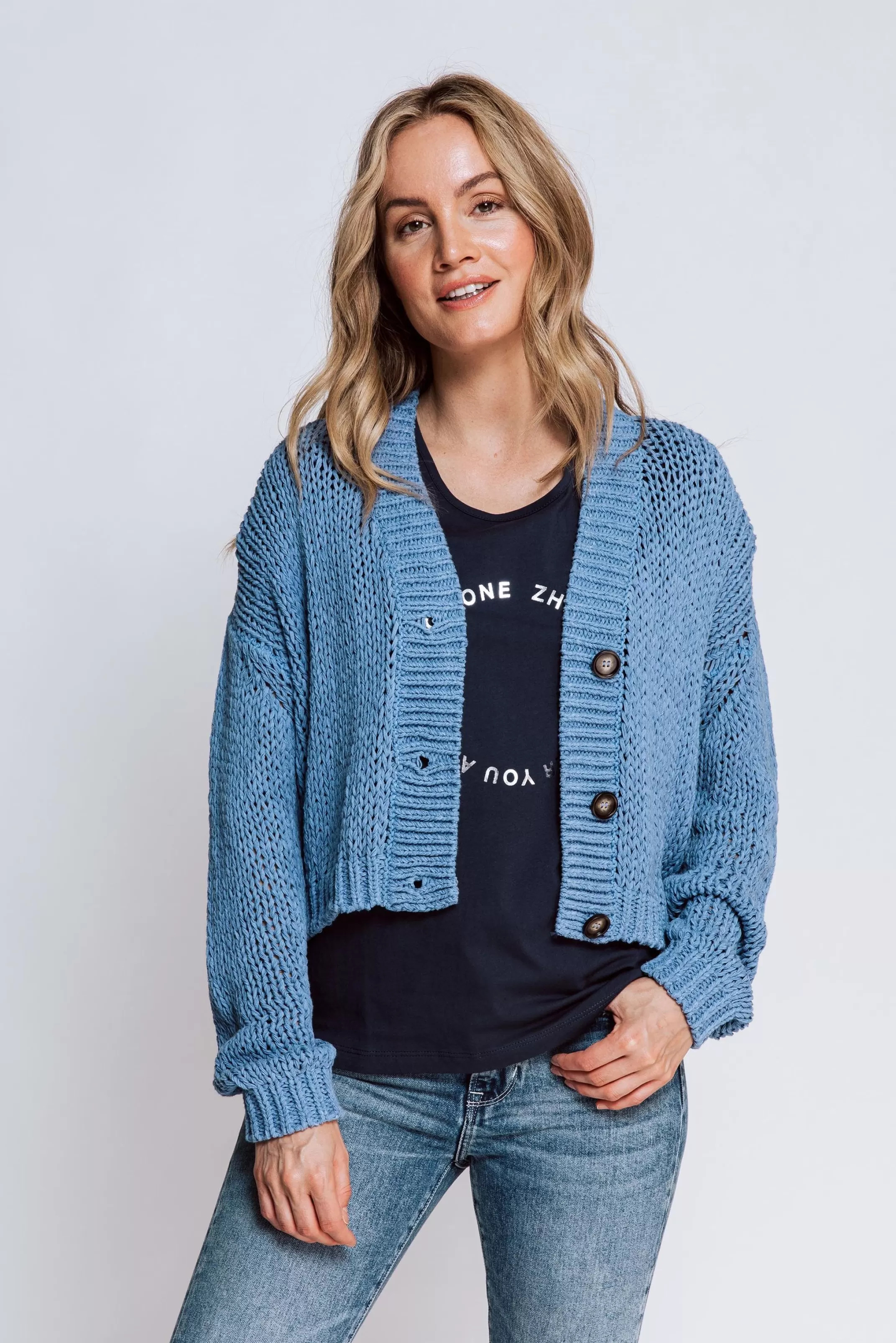 Zhrill Cardigans<Damen Strickjacke Gloria In Blau