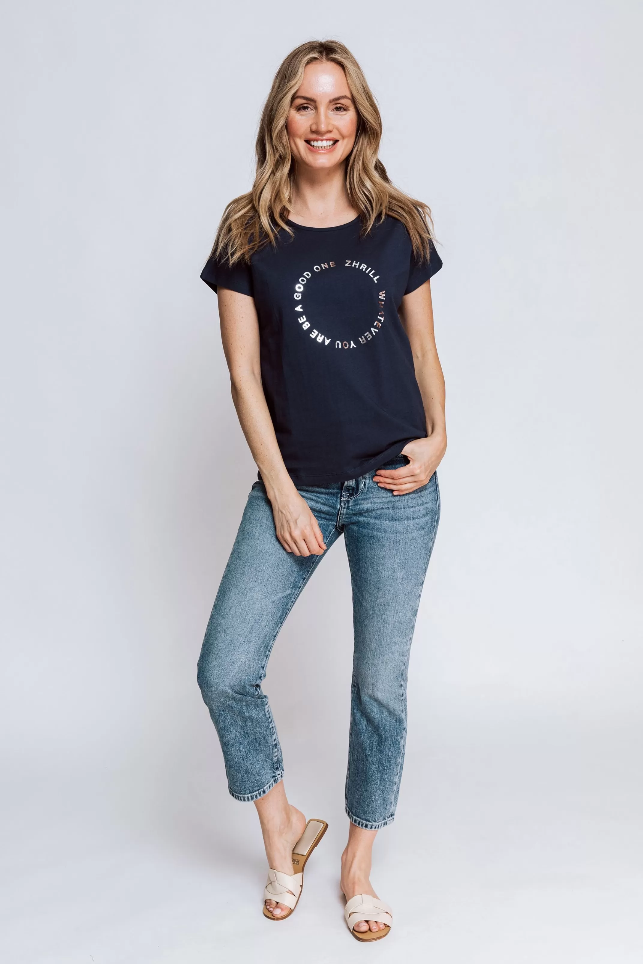 Zhrill Tops, T-Shirts Und Blusen<Damen T-Shirt Shelly In Blau