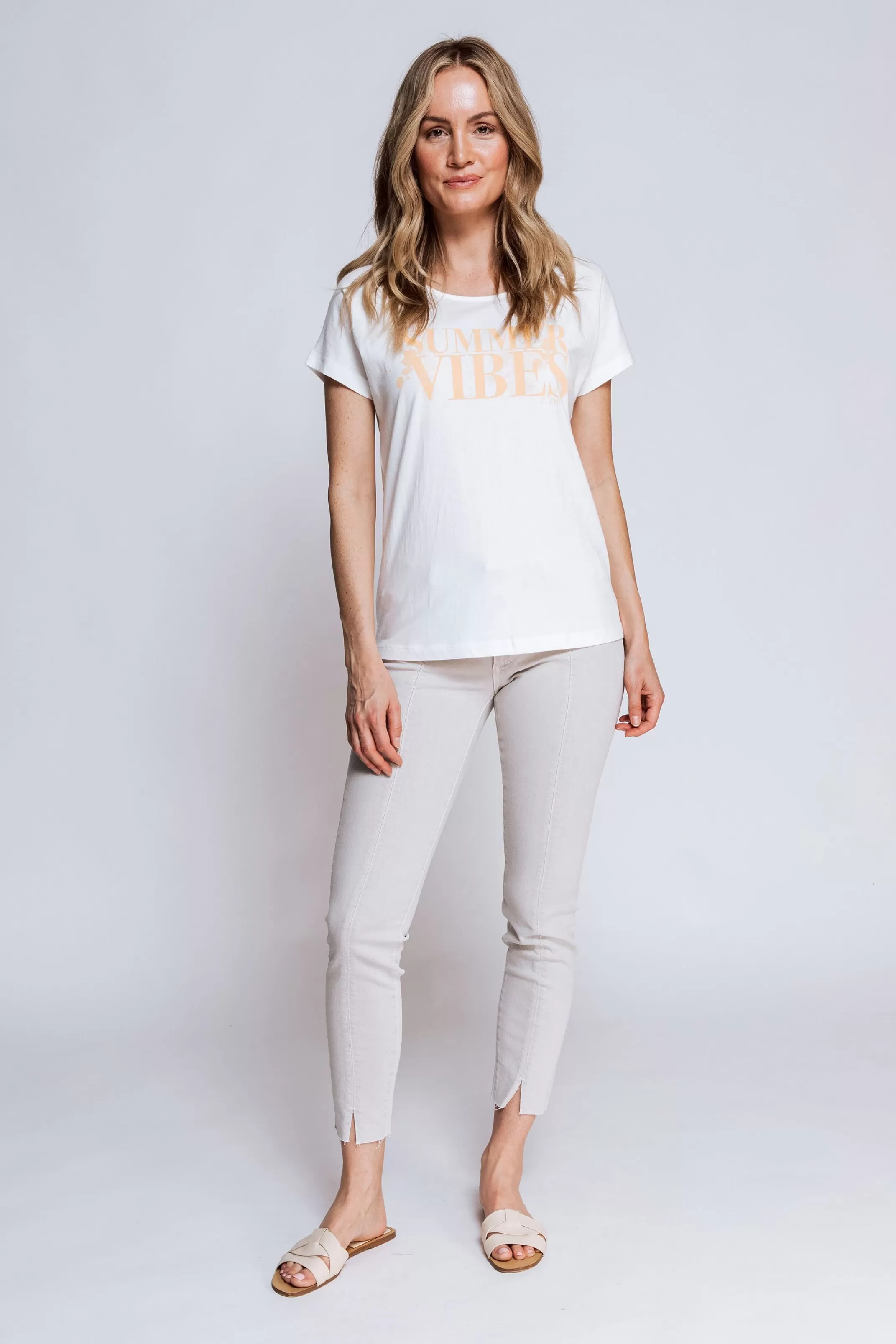 Zhrill Tops, T-Shirts Und Blusen<Damen T-Shirt Shelly In Weis