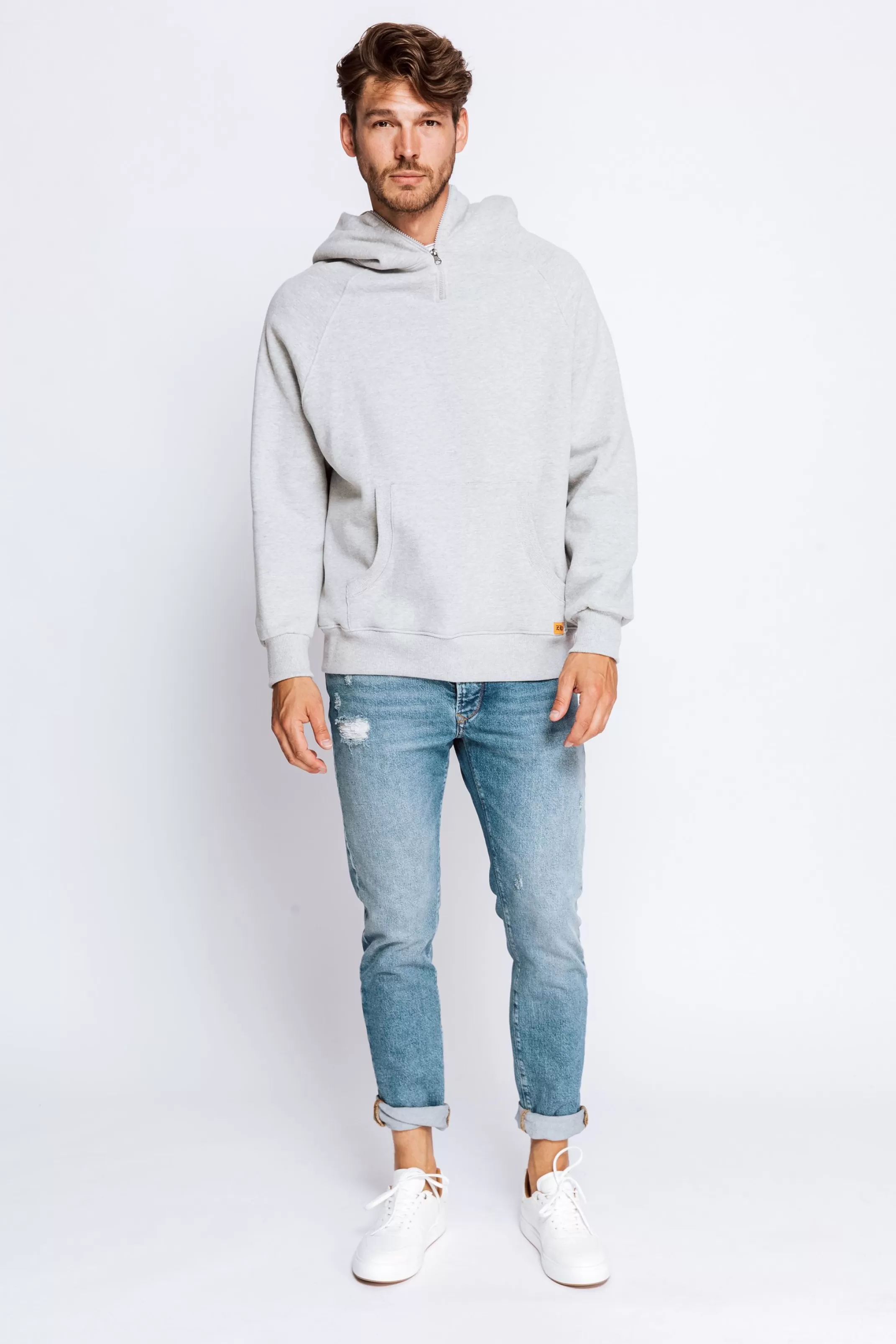 Zhrill T-Shirts, Pullover Und Hemden<Herren Hoodie Ole In Grey