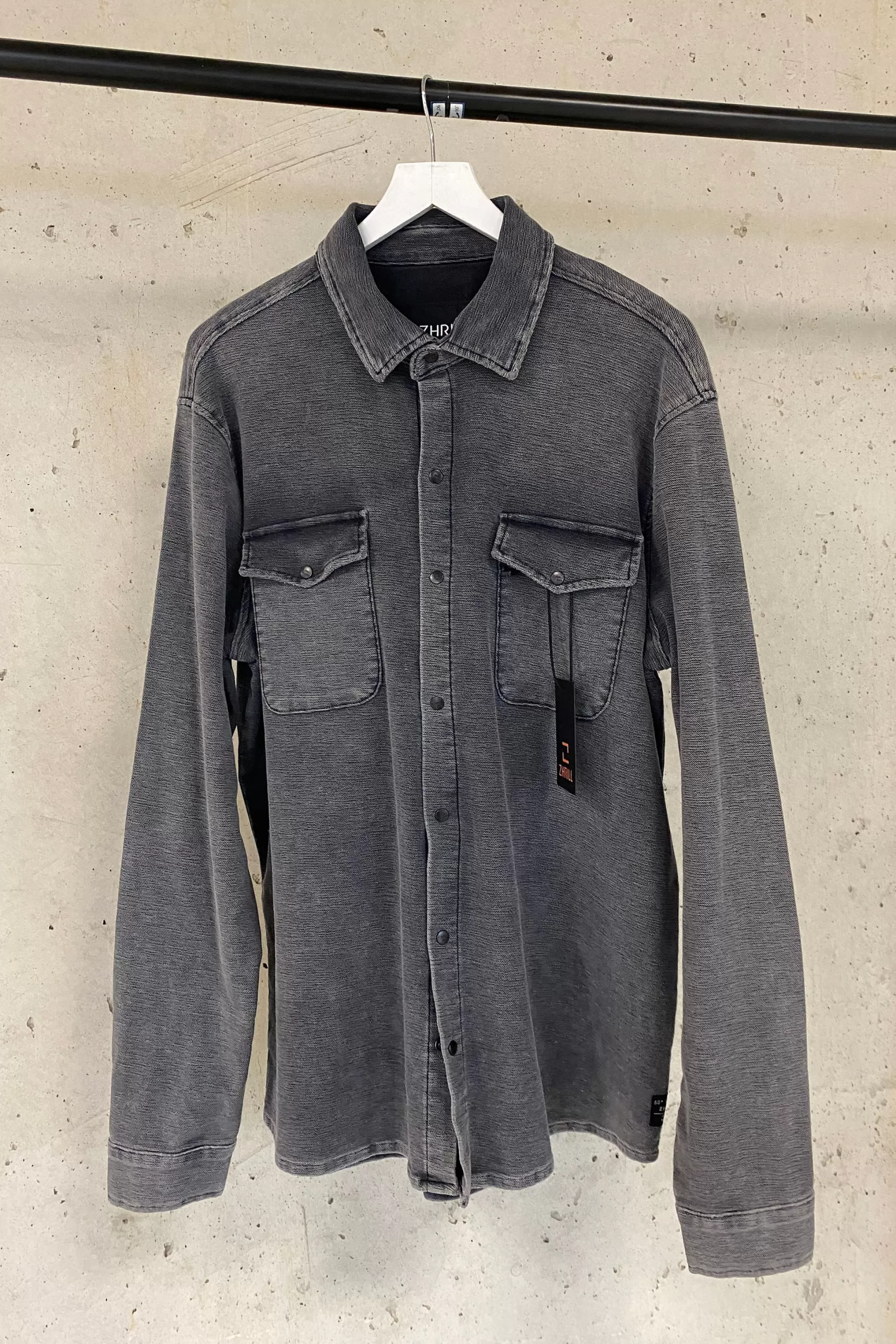 Zhrill T-Shirts, Pullover Und Hemden<Herren Jeanshemd Vagro In Schwarz