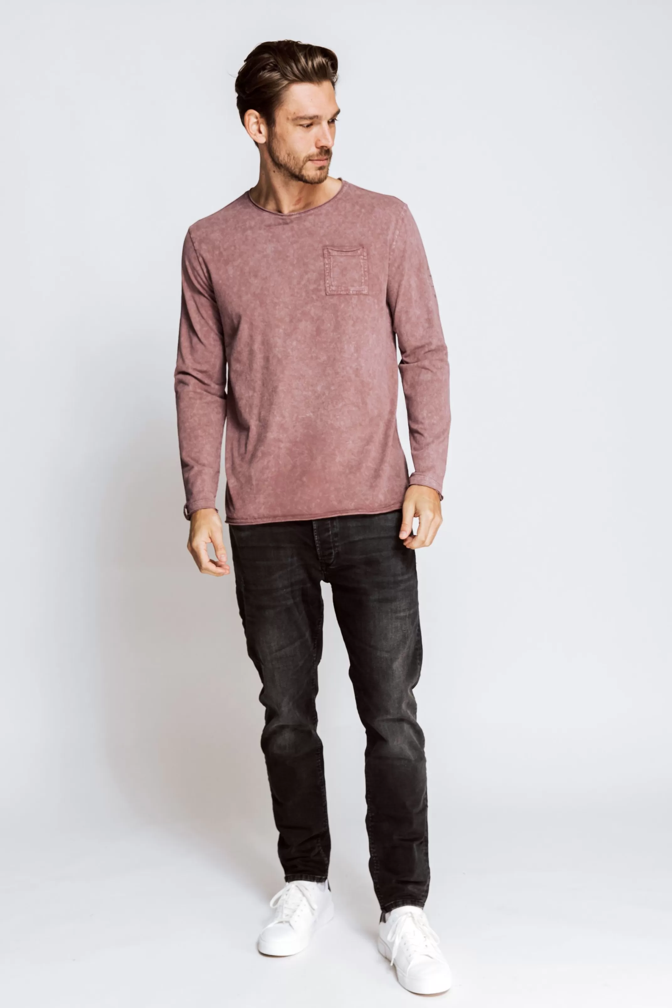 Zhrill T-Shirts, Pullover Und Hemden<Herren Sweatshirt Nico In Pear Rosa