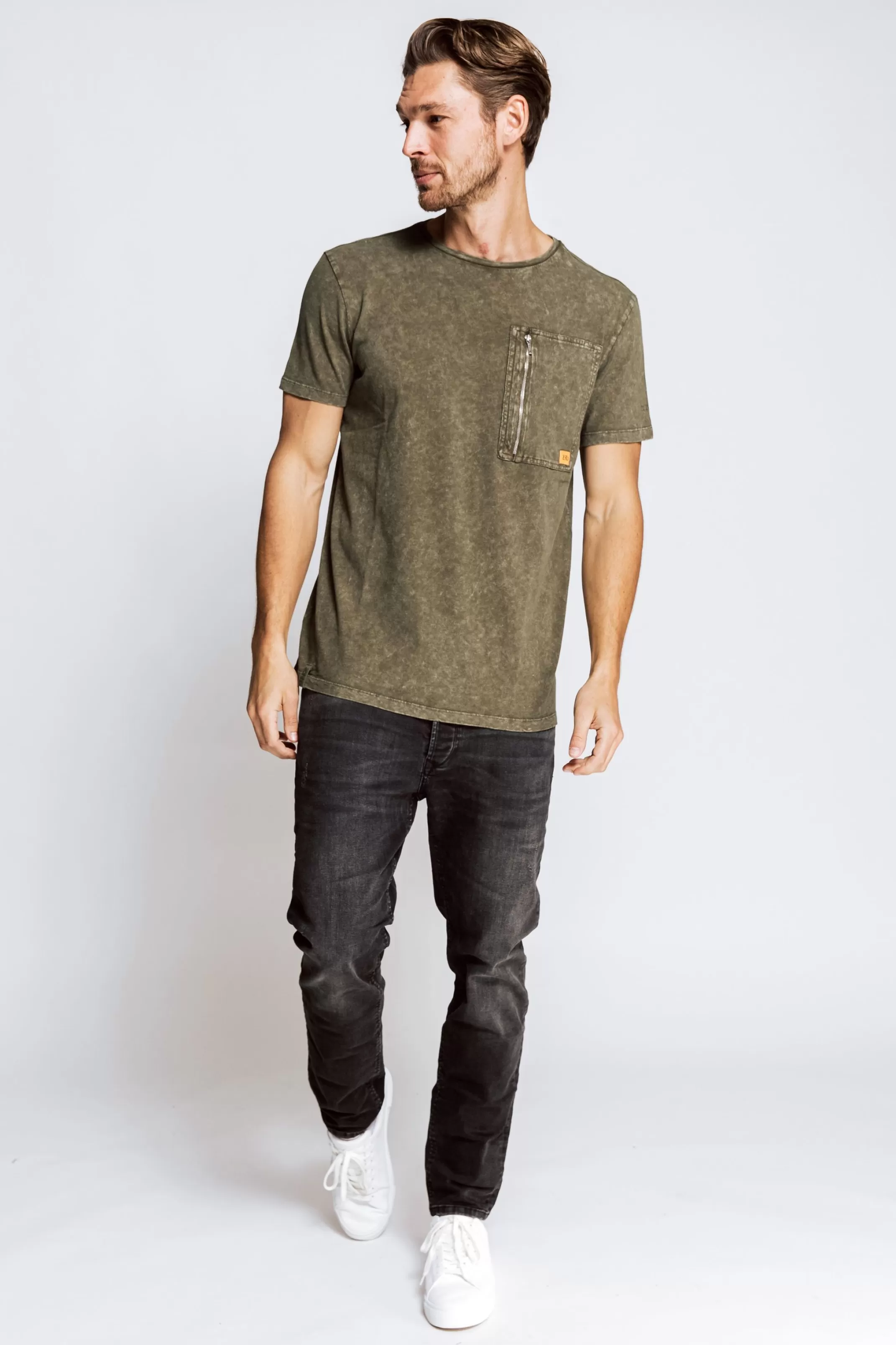 Zhrill T-Shirts, Pullover Und Hemden<Herren T-Shirt Danny In Olive