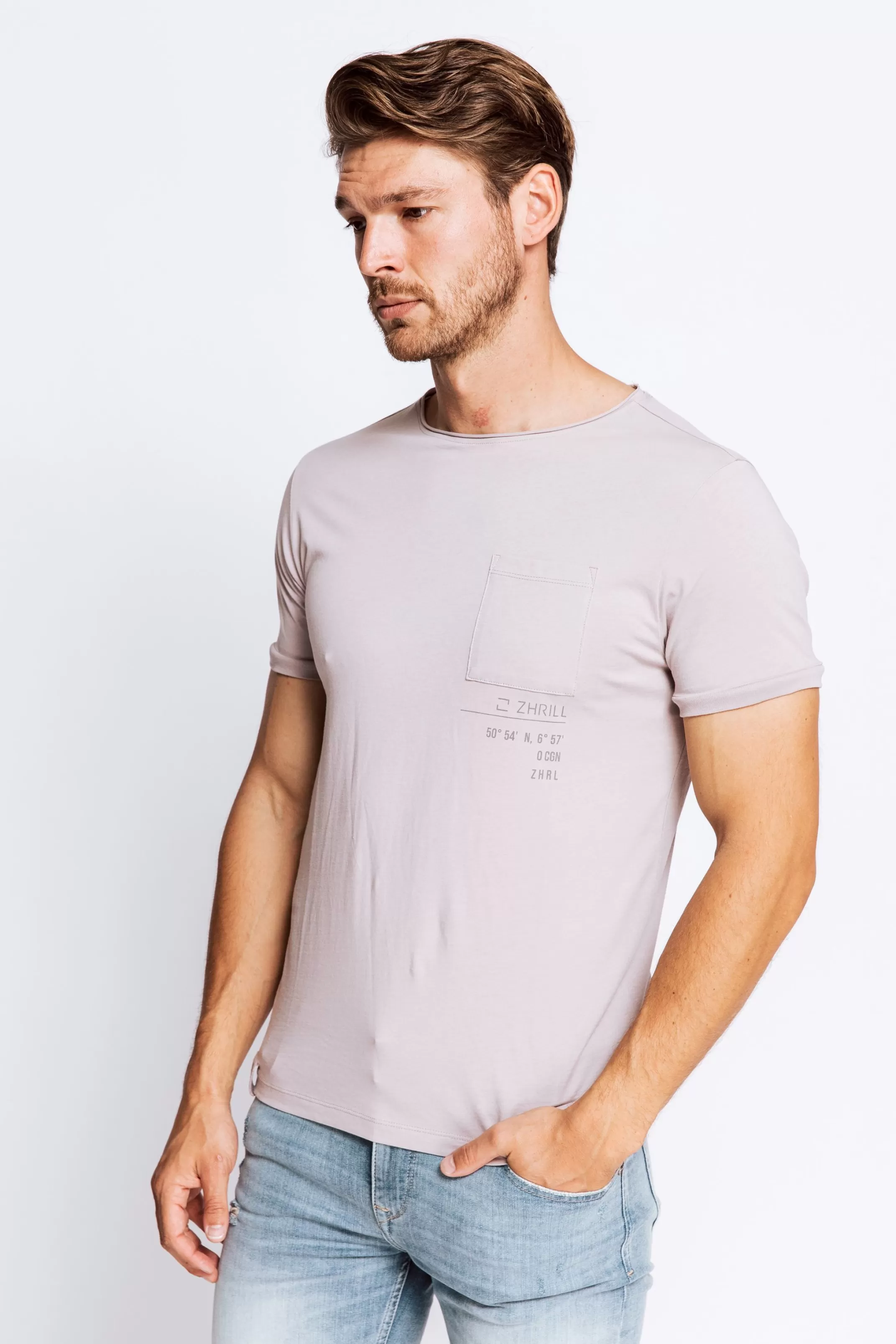 Zhrill T-Shirts, Pullover Und Hemden<Herren T-Shirt Pierre In Lavender Violett