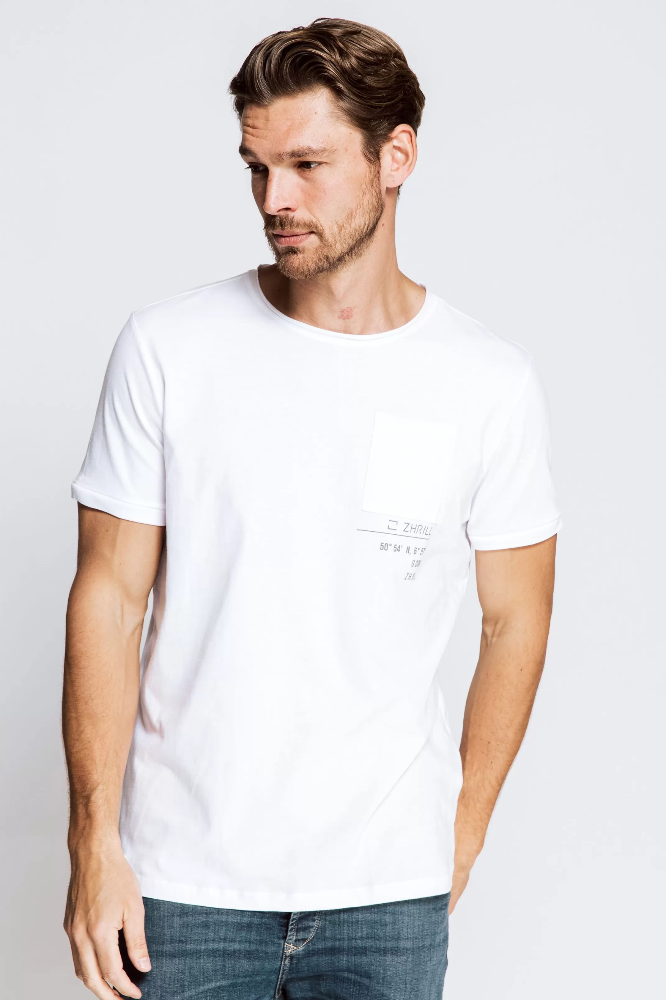 Zhrill T-Shirts, Pullover Und Hemden<Herren T-Shirt Pierre In White
