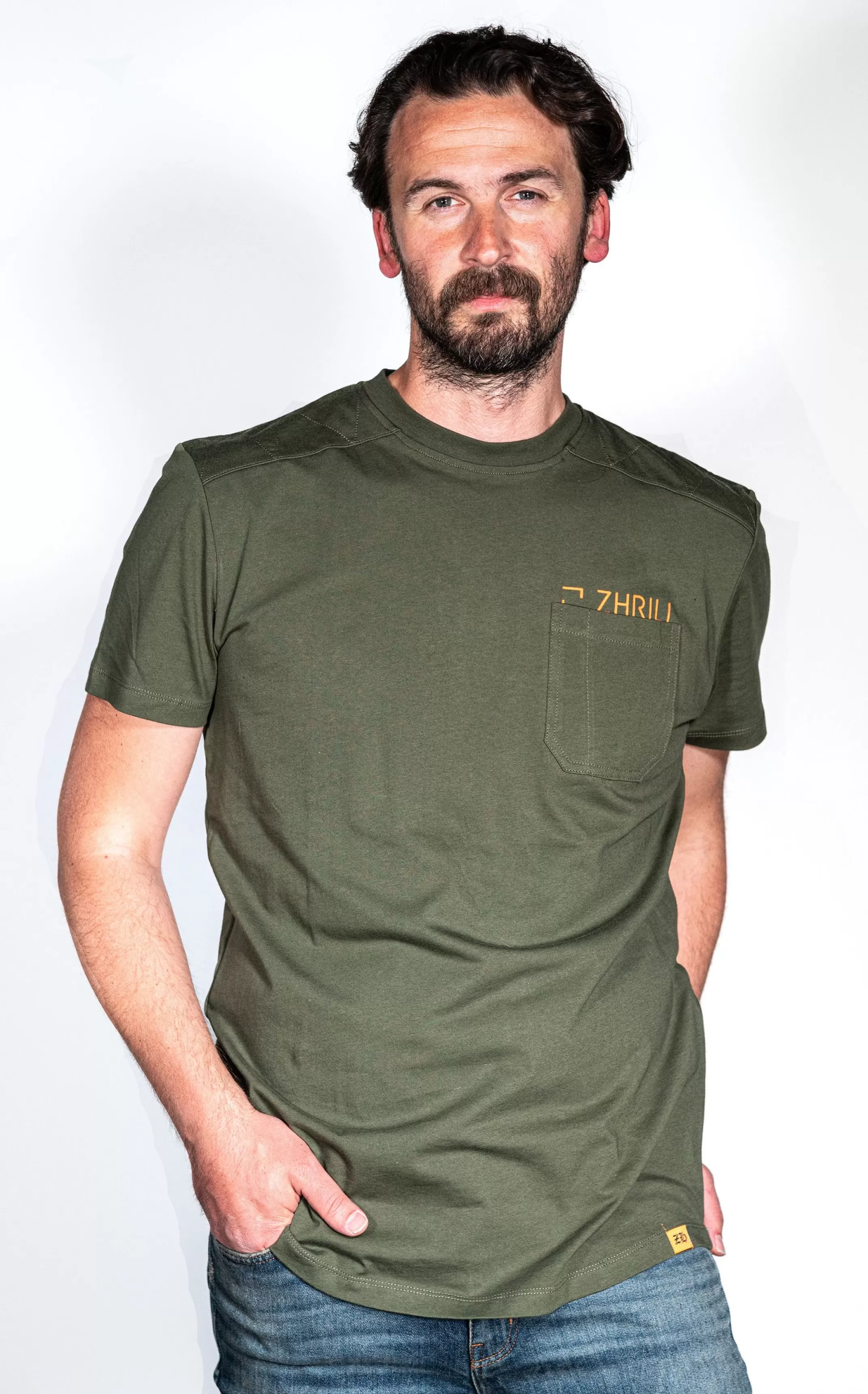 Zhrill T-Shirts, Pullover Und Hemden<Herren T-Shirt Sandro In Olive