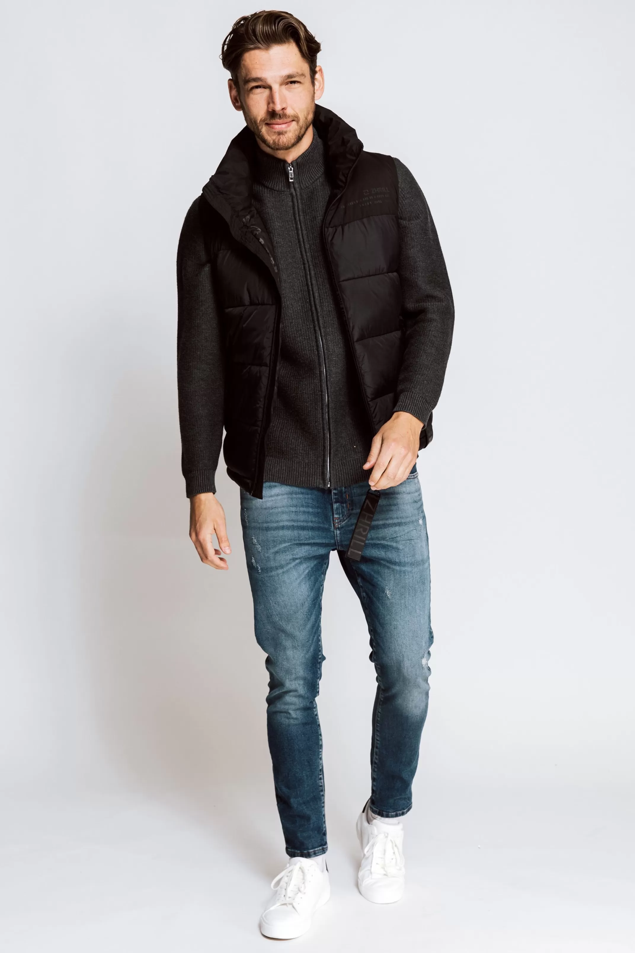 Zhrill Jacken<Herren Weste Veeti In Black