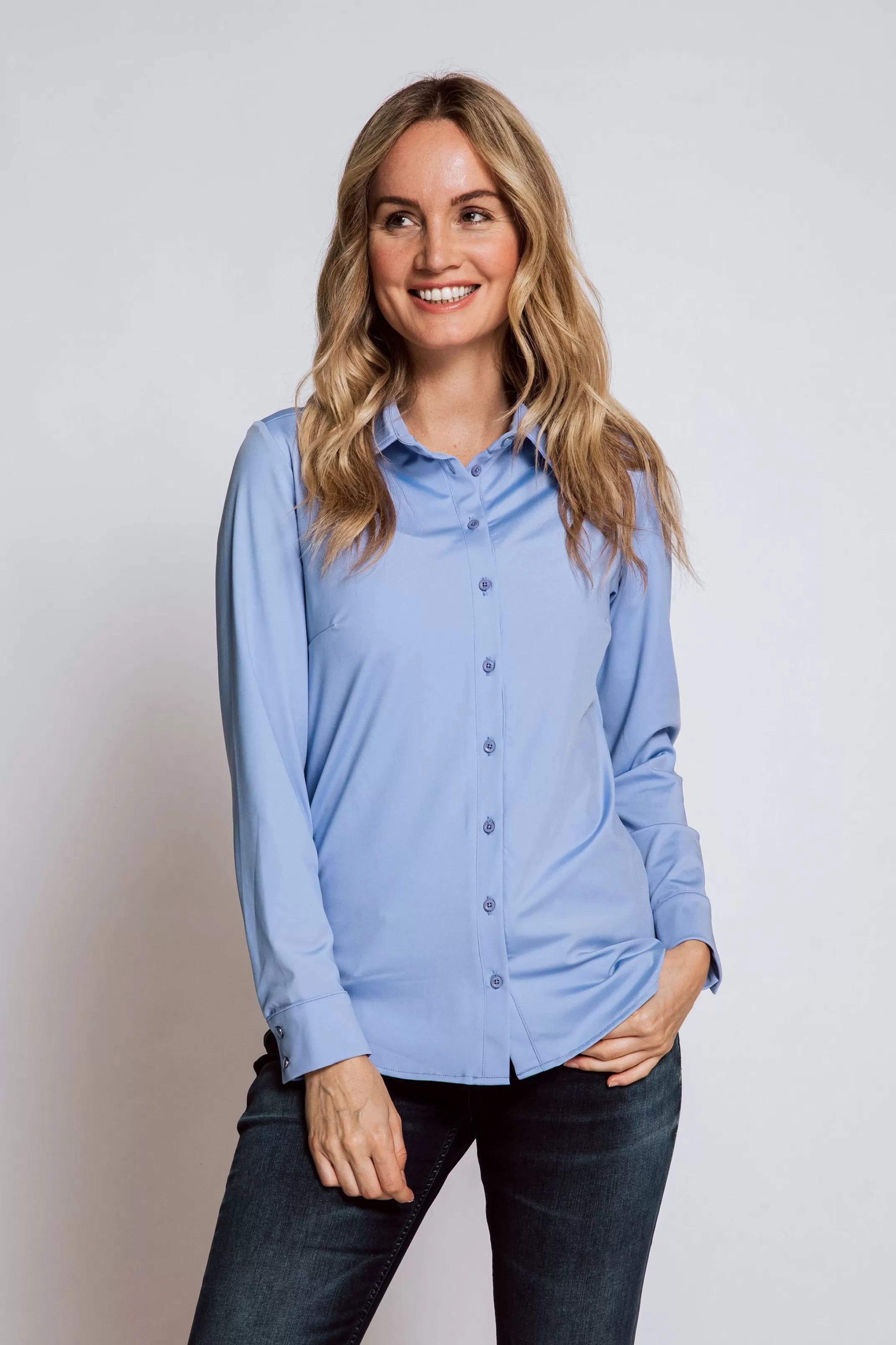 Zhrill Tops, T-Shirts Und Blusen< Damen Bluse Faye In Blau