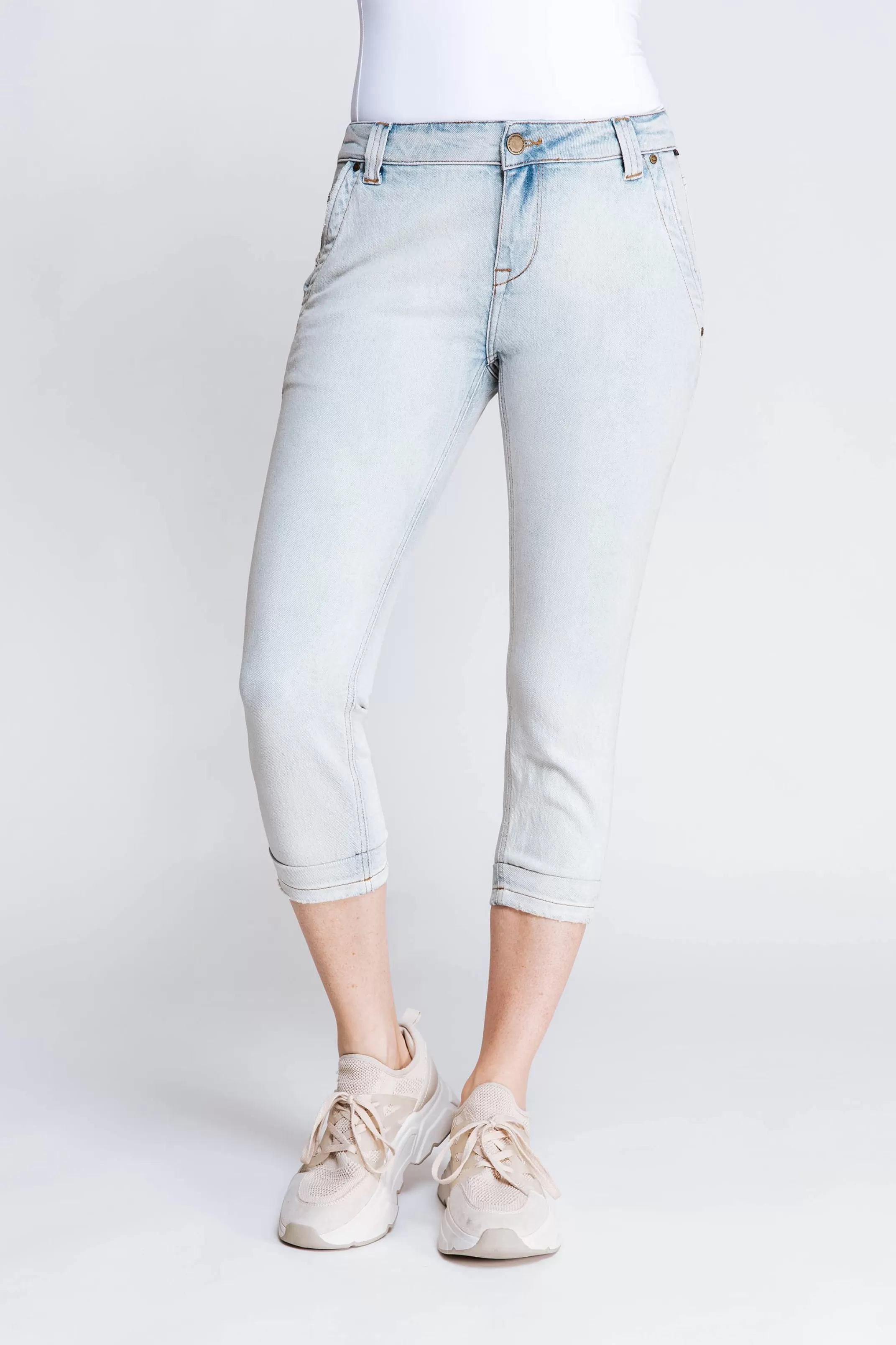 Zhrill Denim< Damen Capri Jeans Dalva In Blau