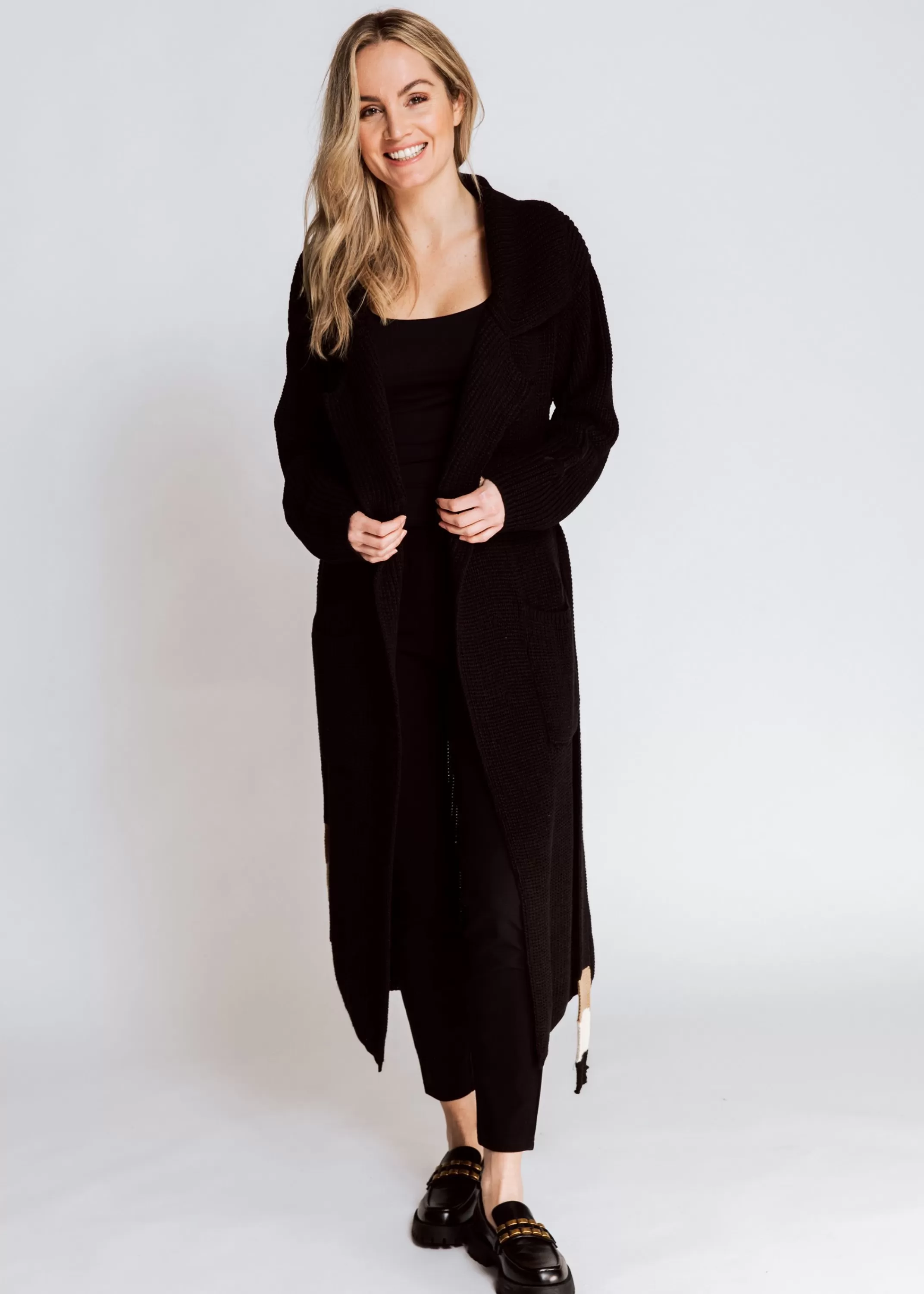 Zhrill Cardigans< Damen Cardigan Kasa Lang In Schwarz